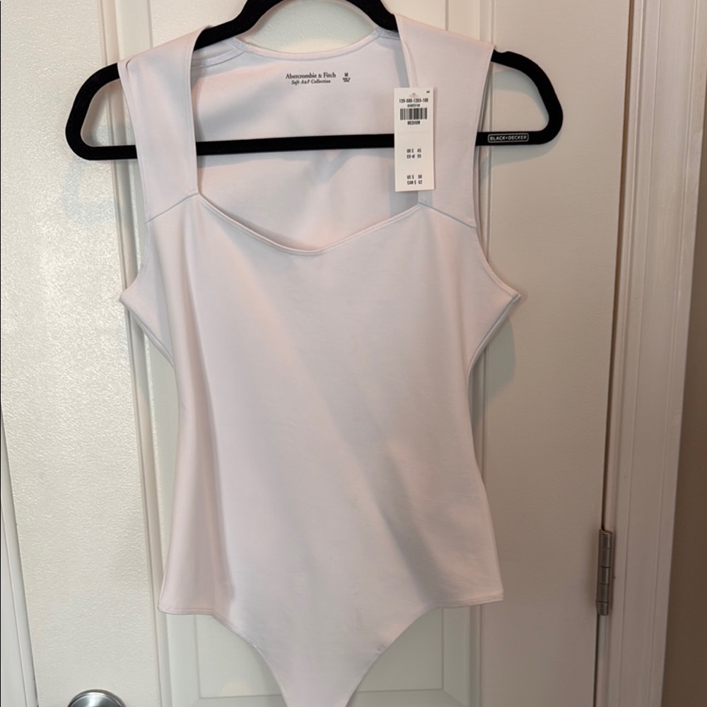 White Bodysuit Top